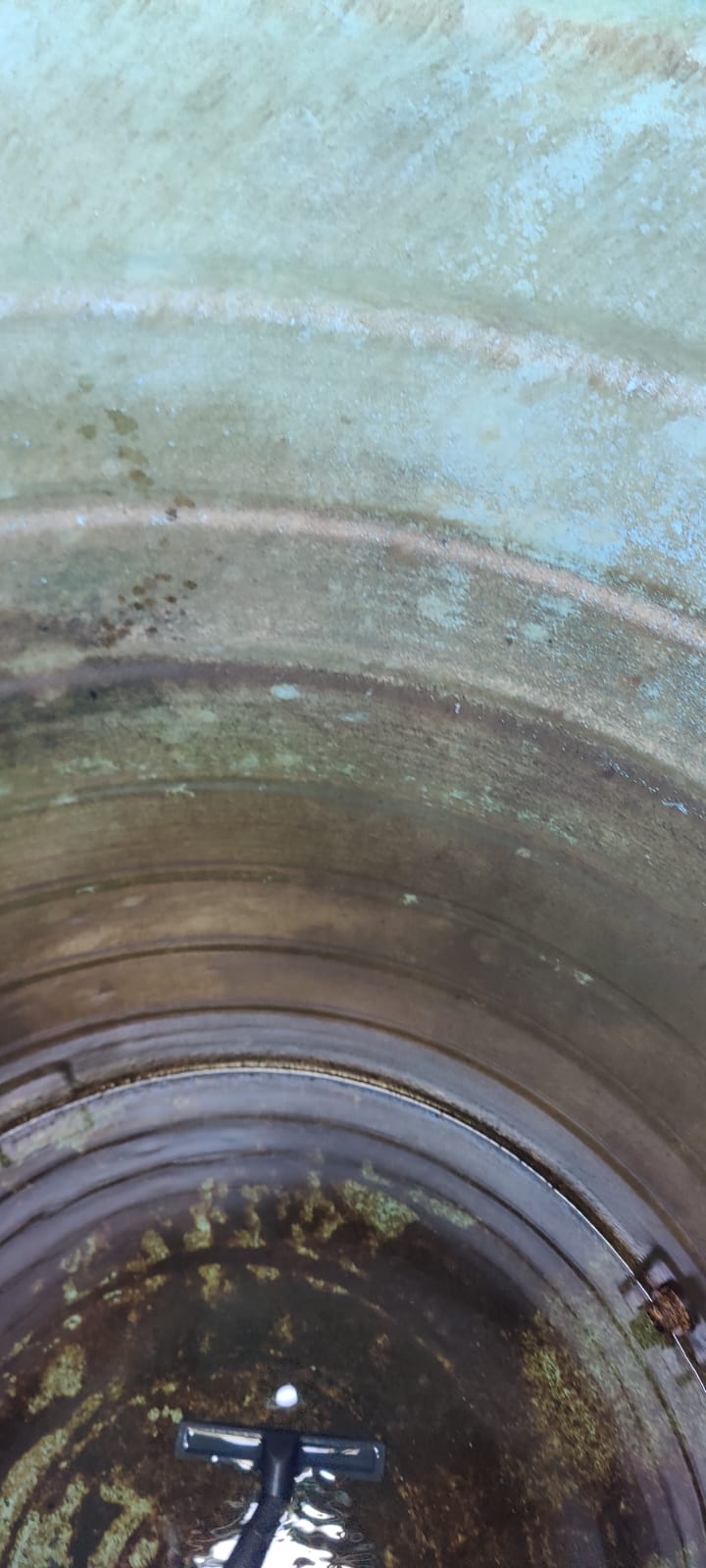 Before - horizontal cleaning